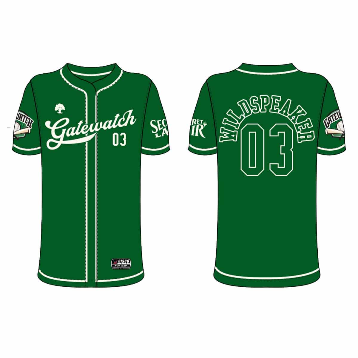 Magic: The Gathering Secret Lair Baseball Jersey - Wildspeaker