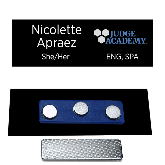 Judge Academy Name Tag