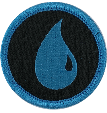 Blue Mana Patch for Magic: The Gathering